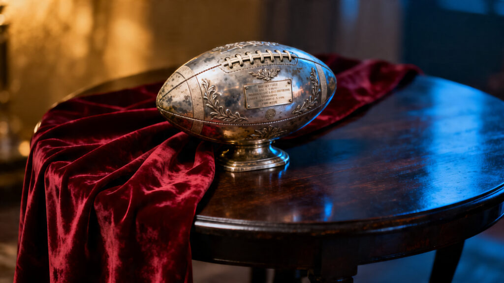 Trophée de rugby ancien