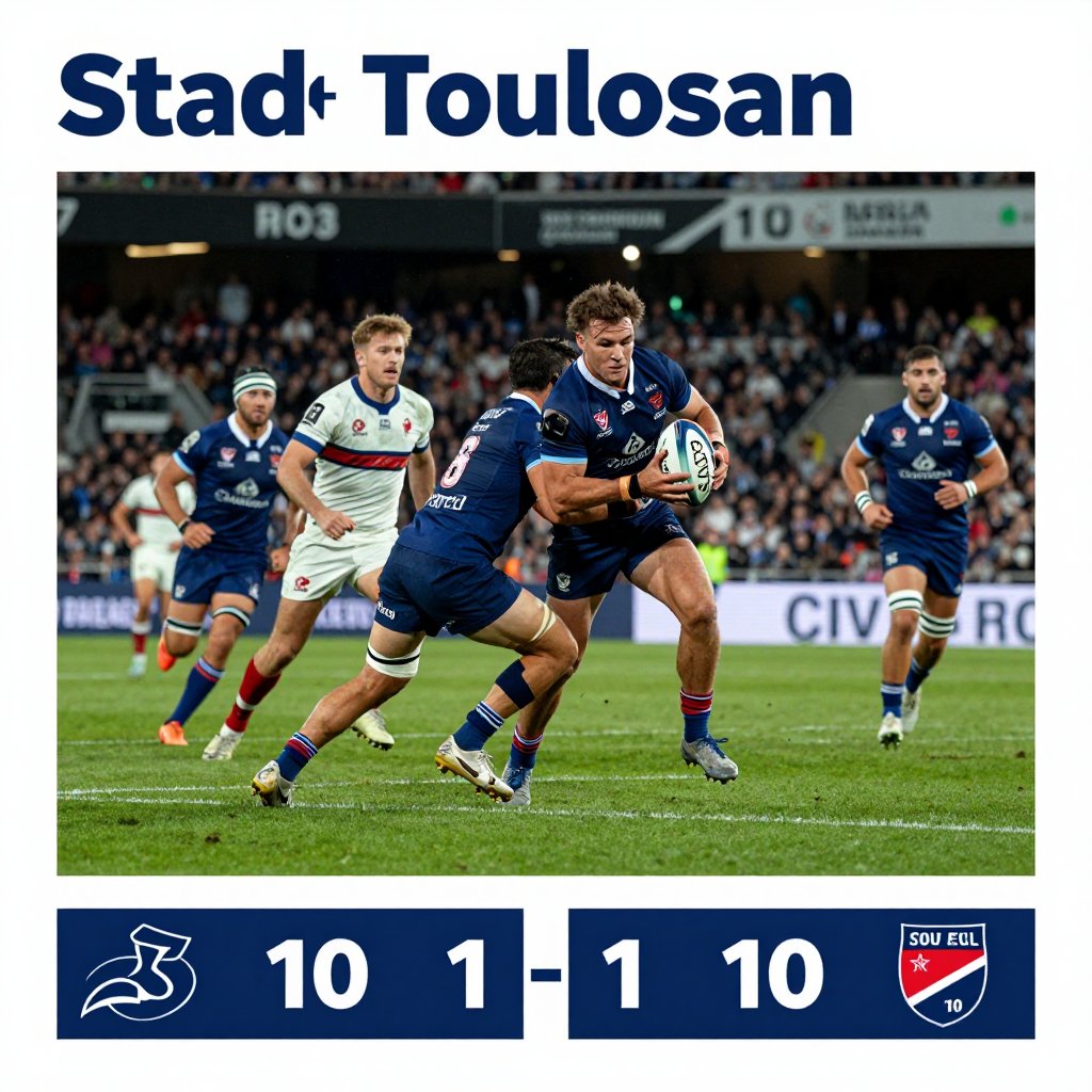 Analyse tactique d’une victoire récente du Stade Toulousain