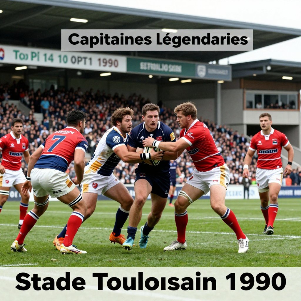 Capitaines légendaires du Stade Toulousain depuis 1990