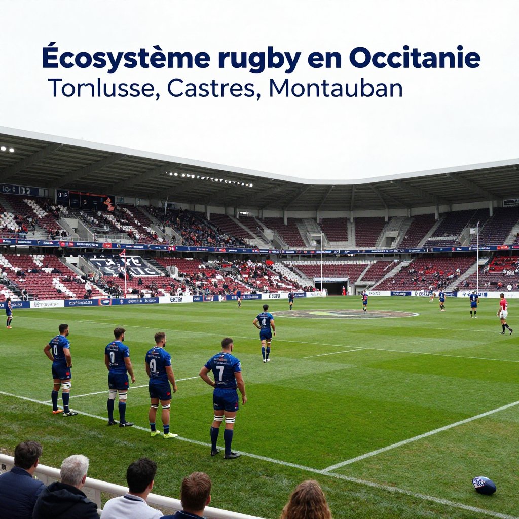 Écosystème rugby en Occitanie : Toulouse, Castres, Montauban