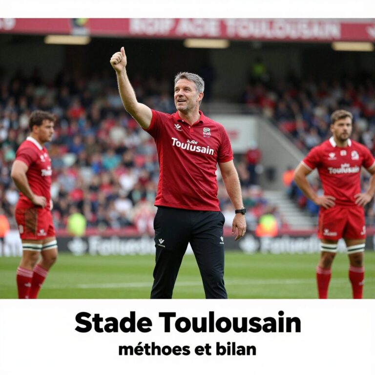 Entraîneur principal Stade Toulousain : méthodes et bilan