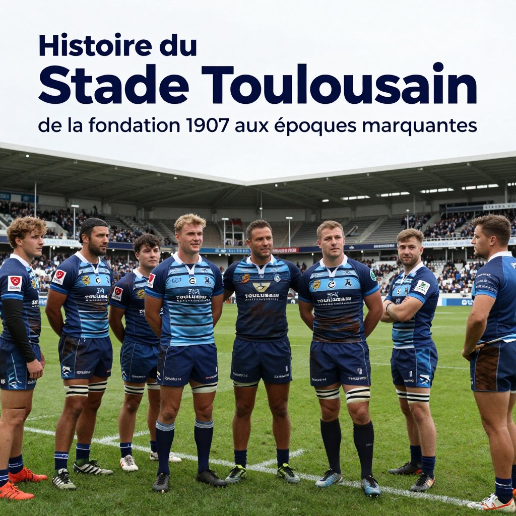 Histoire du Stade Toulousain : de la fondation 1907 aux époques marquantes