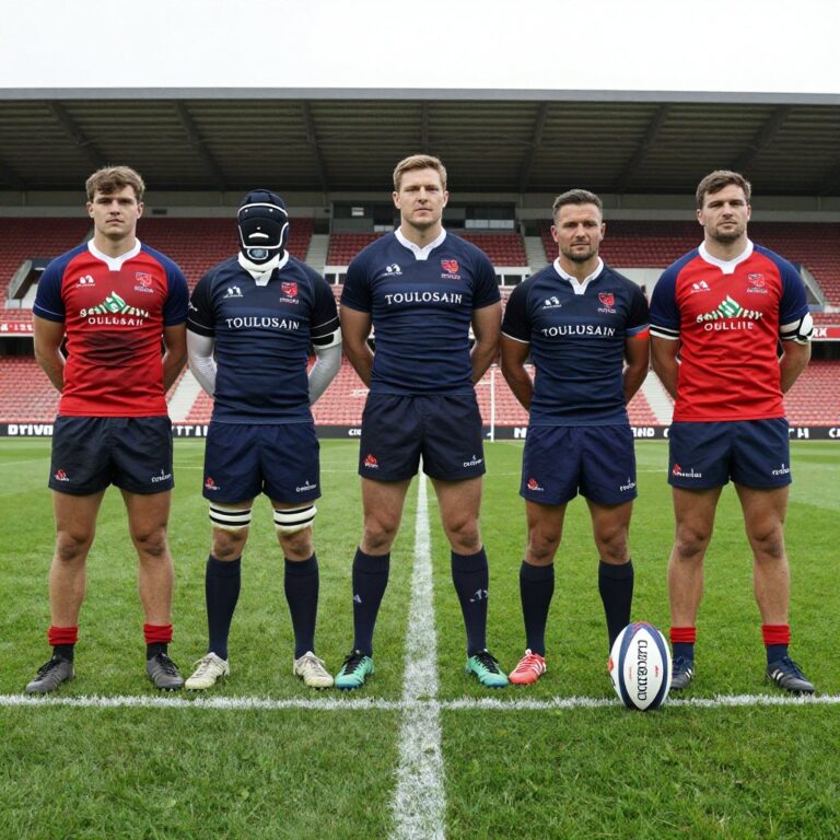 Équipement rugby professionnel : maillots, ballons et protections