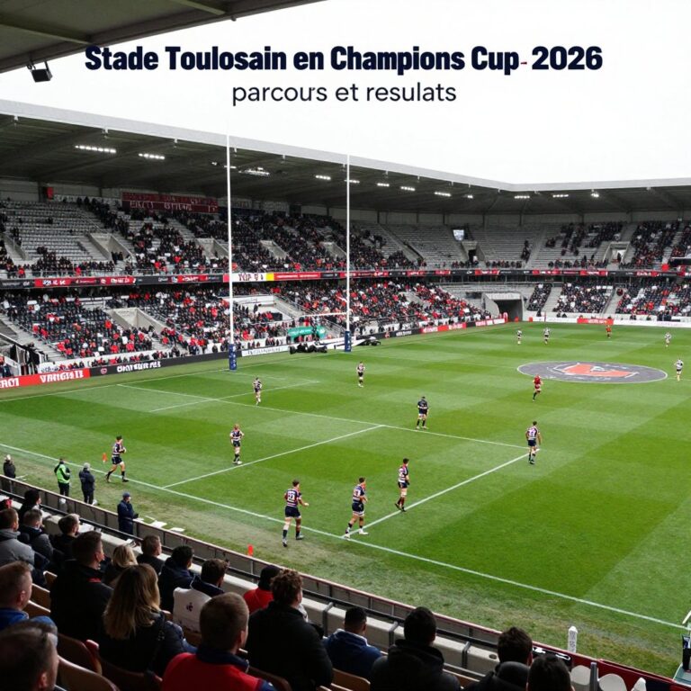 Stade Toulousain en Champions Cup 2026 : parcours et résultats